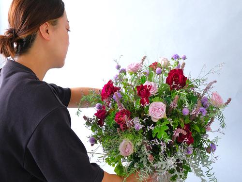 受賞フローリストによる制作
