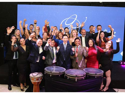 プレオープンイベントにはブラジルのメンバー約３００人が参加した