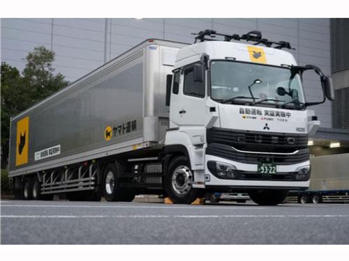 走行実証で使用したセミトレーラー