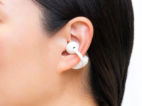 イヤカフ型集音器「ミライスピーカー・イヤー」