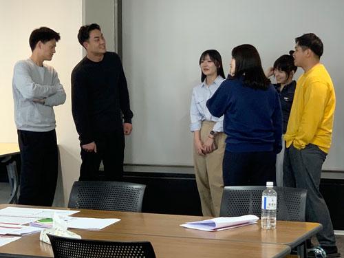 「入社前合宿」の様子