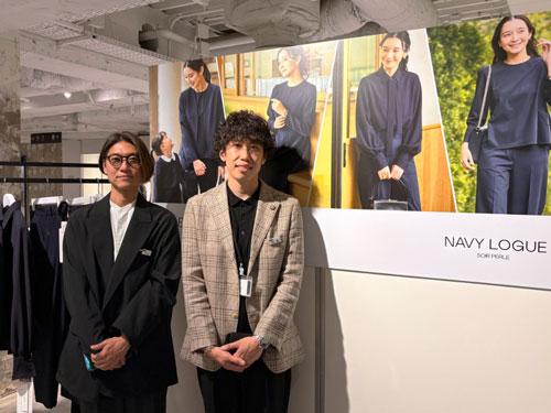 （写真左から）マーケティング室長・深草元、MD・田鍋雄太氏
