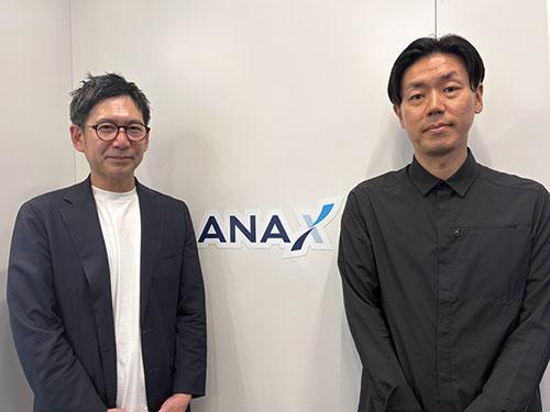 ＥＣ事業推進部　マーケティングチーム　リーダー　末廣真一氏（写真左）と同チーム　マネージャー　苗代亮佑氏