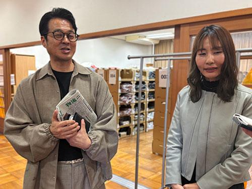 フレンズ代表・後藤麻美氏（写真右）と取締役・後藤鉄兵氏