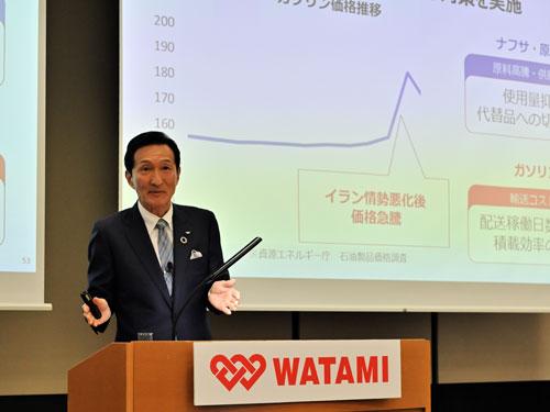 渡邉美樹会長兼社長