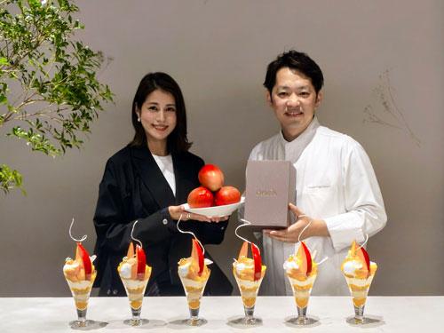 永島優美社長と江藤英樹氏（写真右）