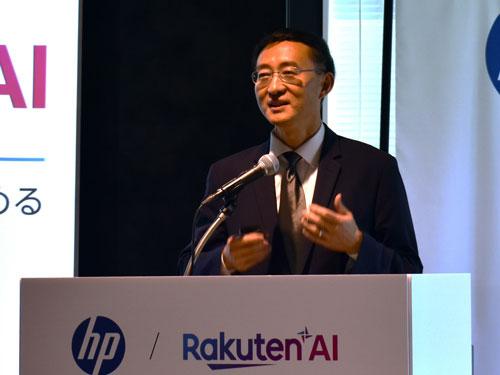 楽天グループ　専務執行役員でＧｒｏｕｐ　ＣＡＩＤＯのティン・ツァイ氏