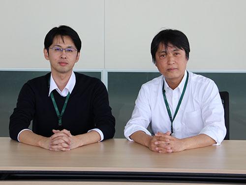 林圭一郎氏（写真右）と堺利彦氏