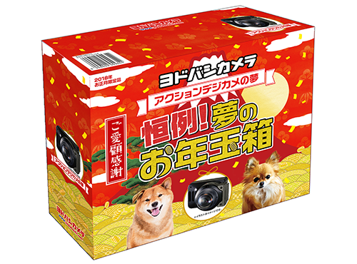 今年から抽選性に変更したヨドバシカメラの「夢のお年玉箱」