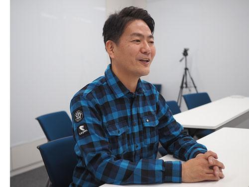 EC事業を説明する河野賢太郎次長