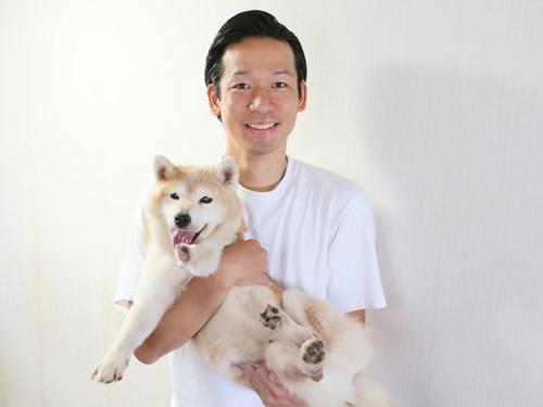 吉住拓哉代表と愛犬
