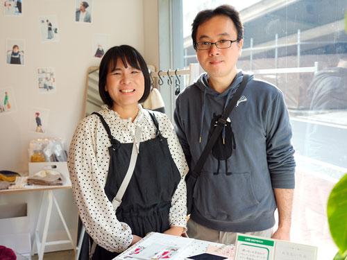 専務取締役　上坪徹也氏（写真右）と企画担当　上坪裕子氏