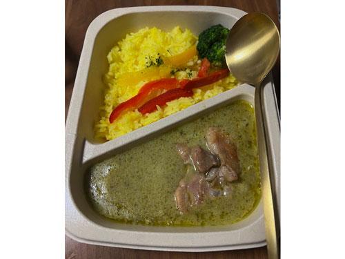 通常メニューの「グリーンカレー」