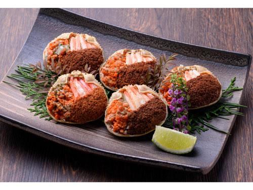 セイコガニの甲羅盛り　蟹の宝船