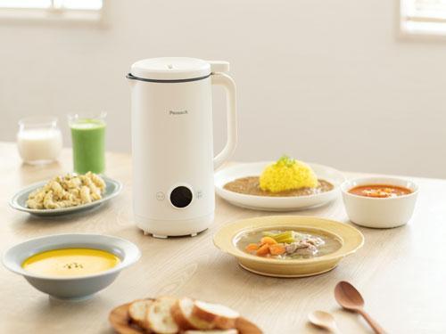 食材を入れてスイッチを押すだけで栄養たっぷりのスープが完成する「マルチスープポット」